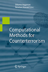 Livre Relié Computational Methods for Counterterrorism de 