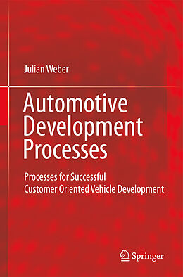 Fester Einband Automotive Development Processes von Julian Weber