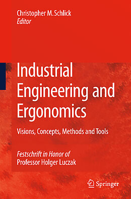 Livre Relié Industrial Engineering and Ergonomics de 