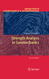 Livre Relié Strength Analysis in Geomechanics de Serguey A. Elsoufiev