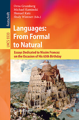 Kartonierter Einband Languages: From Formal to Natural von 
