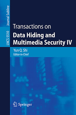 Kartonierter Einband Transactions on Data Hiding and Multimedia Security IV von 