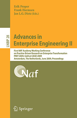 Couverture cartonnée Advances in Enterprise Engineering II de 