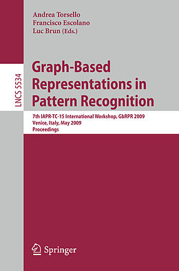 Kartonierter Einband Graph-Based Representations in Pattern Recognition von 