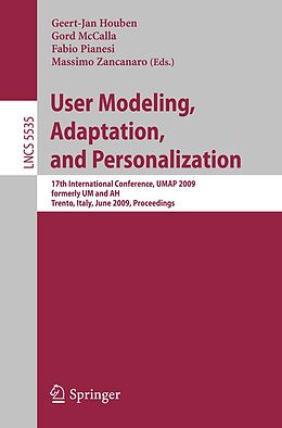 E-Book (pdf) User Modeling, Adaptation, and Personalization von 