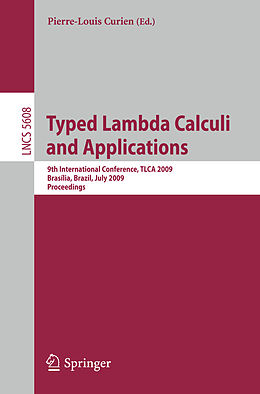 E-Book (pdf) Typed Lambda Calculi and Applications von 