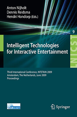 eBook (pdf) Intelligent Technologies for Interactive Entertainment de Anton Nijholt