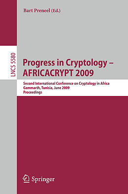 Kartonierter Einband Progress in Cryptology -- AFRICACRYPT 2009 von 
