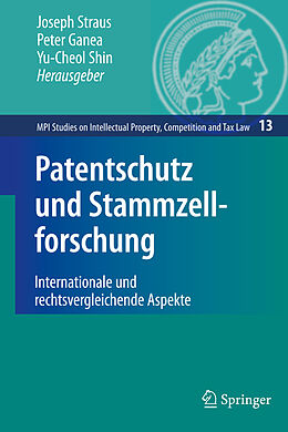 Fester Einband Patentschutz und Stammzellforschung von 