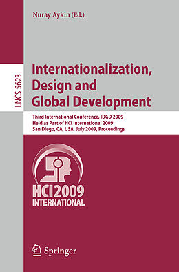 Kartonierter Einband Internationalization, Design and Global Development von 