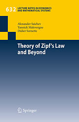 E-Book (pdf) Theory of Zipf's Law and Beyond von Alexander I. Saichev, Yannick Malevergne, Didier Sornette