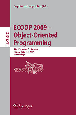 Kartonierter Einband ECOOP 2009 -- Object-Oriented Programming von 
