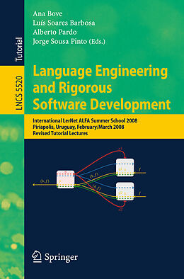 Kartonierter Einband Language Engineering and Rigorous Software Development von 