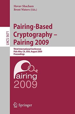 E-Book (pdf) Pairing-Based Cryptography - Pairing 2009 von 