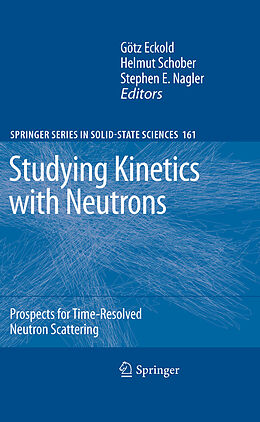 Livre Relié Studying Kinetics with Neutrons de 