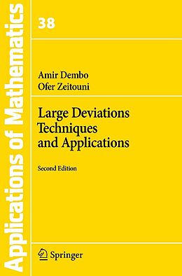 eBook (pdf) Large Deviations Techniques and Applications de Amir Dembo, Ofer Zeitouni