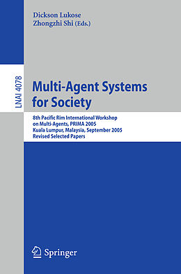 Kartonierter Einband Multi-Agent Systems for Society von 