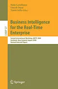 E-Book (pdf) Business Intelligence for the Real-Time Enterprise von Malu Castellanos, Umesh Dayal, Timos Sellis