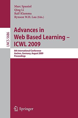 E-Book (pdf) Advances in Web Based Learning - ICWL 2009 von 