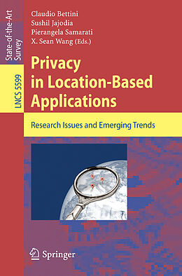 Kartonierter Einband Privacy in Location-Based Applications von 