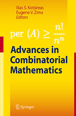 Livre Relié Advances in Combinatorial Mathematics de 