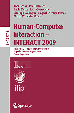 Kartonierter Einband Human-Computer Interaction - INTERACT 2009 von 