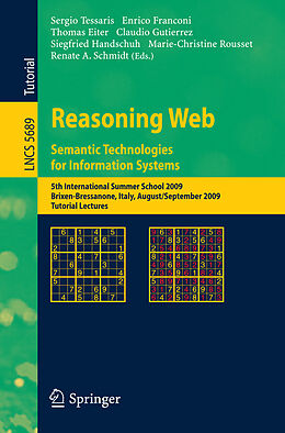 Kartonierter Einband Reasoning Web. Semantic Technologies for Information Systems von 