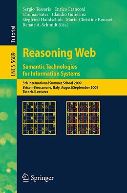 E-Book (pdf) Reasoning Web. Semantic Technologies for Information Systems von 