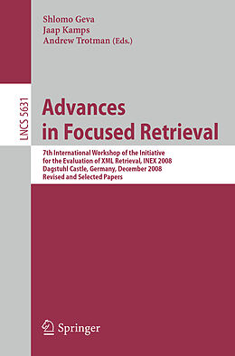 E-Book (pdf) Advances in Focused Retrieval von 