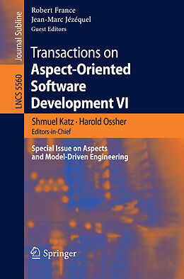 Kartonierter Einband Transactions on Aspect-Oriented Software Development VI von 