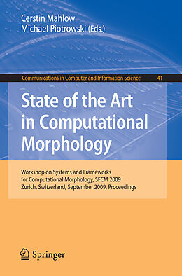 eBook (pdf) State of the Art in Computational Morphology de 