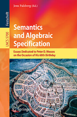 Kartonierter Einband Semantics and Algebraic Specification von 