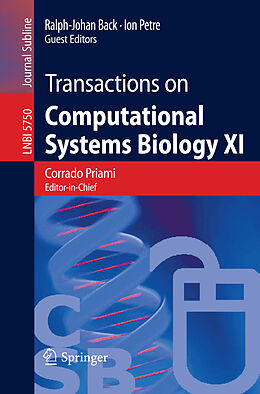 E-Book (pdf) Transactions on Computational Systems Biology XI von 