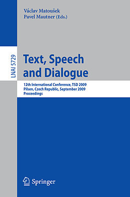 Kartonierter Einband Text, Speech and Dialogue von 