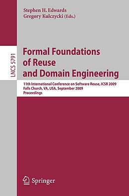 E-Book (pdf) Formal Foundations of Reuse and Domain Engineering von 