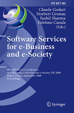 Livre Relié Software Services for e-Business and e-Society de 