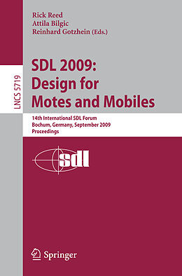 Kartonierter Einband SDL 2009: Design for Motes and Mobiles von 