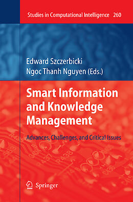 E-Book (pdf) Smart Information and Knowledge Management von 