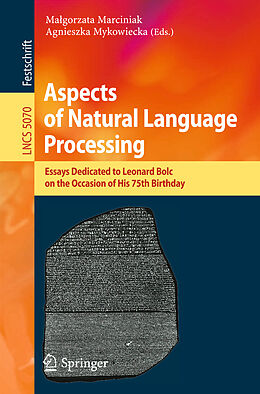 Kartonierter Einband Aspects of Natural Language Processing von 