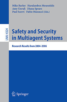 Kartonierter Einband Safety and Security in Multiagent Systems von 