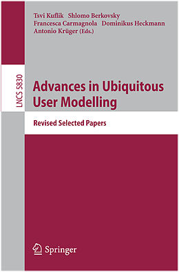 Kartonierter Einband Advances in Ubiquitous User Modelling von 