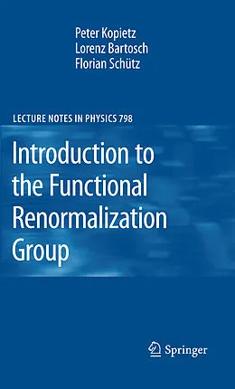 E-Book (pdf) Introduction to the Functional Renormalization Group von Peter Kopietz, Lorenz Bartosch, Florian Schütz