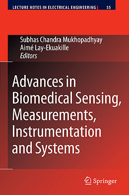 Livre Relié Advances in Biomedical Sensing, Measurements, Instrumentation and Systems de 