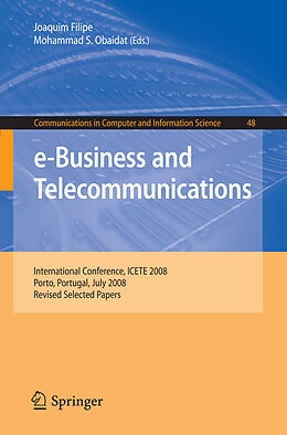 Kartonierter Einband e-Business and Telecommunications von 