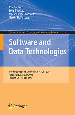 eBook (pdf) Software and Data Technolgoies de 