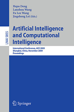 Kartonierter Einband Artificial Intelligence and Computational Intelligence von 