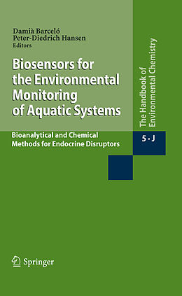 Couverture cartonnée Biosensors for the Environmental Monitoring of Aquatic Systems de 