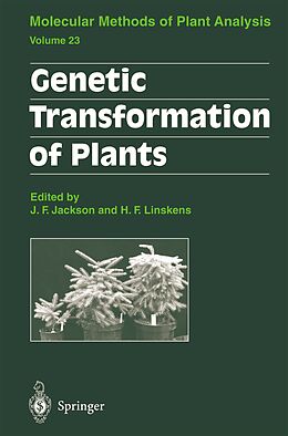 Couverture cartonnée Genetic Transformation of Plants de 