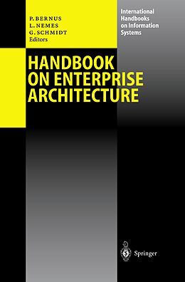 Couverture cartonnée Handbook on Enterprise Architecture de 