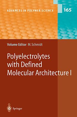Kartonierter Einband Polyelectrolytes with Defined Molecular Architecture I von 